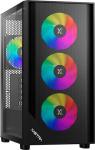 

Компьютерный корпус Xastra A401M 4ARGB Black (A401M-4FC12A-BK), Черный