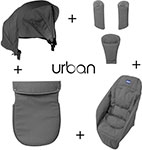 

Набор аксессуаров Chicco Urban Anthracite