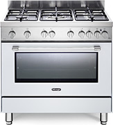 

Газовая плита De’Longhi PRO 965 GVW, Нержавеющая сталь
