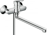 фото Смеситель для ванны hansgrohe logis l=371 мм 71 402 000