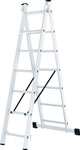 Лестница Сибртех Лестница, 2x8 ступеней, алюминиевая, двухсекционная лестница сибртех 97818 лестница 3 х 8 ступеней алюминиевая трехсекционная