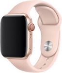 умные часы apple watch series 9 45 мм sport band pink size l Набор силиконовых браслетов Moonfish для Apple Watch 44 мм, розовый песок MF AWS SL44 Pink Sand