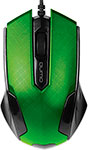 Проводная офисная мышь QUMO Office M14 зеленая проводная игровая мышь hxsj x100 эргономичная игровая офисная мышь 7 ный эффект дышащего света 4 ступенчатый регулируемый dpi