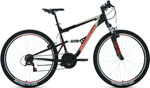 Велосипед Forward RAPTOR 275 1.0 275 18 ск. рост. 16 черный/красный RBKW1F17E002
