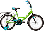 Велосипед Novatrack 18 VECTOR лаймовый, защита А-тип, тормоз нож., крылья и багажник черн. 183VECTOR.GN22 1 шт наколенник велосипед велоспорт защита колено баскетбол спортивный наколенник наколенник