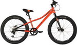 Велосипед Novatrack 24 DOZER STD оранжевый сталь. рама 12 6 скор. Shimano TY21/Microshift TS38 дисковый тормоз 24SHD.DOZERSTD.12OR21