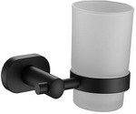 стакан керамический с настенным держателем savol 64 s 006458 Стакан с держателем Belz B901/черный (B90106)