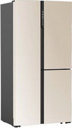 Холодильник Side by Side Ginzzu NFK-610 золотистое стекло