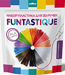Комплект PLA-пластика Funtastique для 3D-ручек - 7 цветов, PLA-PEN-7 набор для 3д творчества funtastique 3d ручка xeon белый pla пластик 20 ов книга с трафаретами