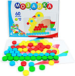 

Мозаика Рыжий кот Серия ''Собиралкин'' 60 фишек 40 мм с цвет. пример. (прозр. поле карточки) М-9582
