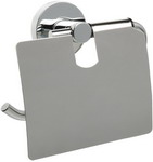 Держатель для туалетной бумаги с крышкой Fixsen Comfort Chrome (FX-85010) стойка с держателем для бумаги fixsen напольная fx 433