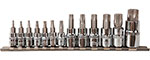 Набор головок Sturm 1045-18-T13, 1/2, 55 мм, Torx, 13 штук ключи имбусовые sturm 1045 21 s10 o155