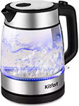 Чайник электрический Kitfort КТ-6184 чайник электрический kitfort кт 6184 1 2 л серый прозрачный