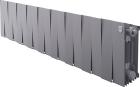 

Водяной радиатор отопления Royal Thermo PianoForte 200 /Silver Satin - 18 секций, Серебристый