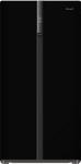 

Холодильник Side-by-Side Weissgauff WSBS 500 Inverter NoFrost Black Glass, Черное стекло
