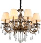 

Люстра подвесная Omnilux Catanzaro OML-30813-08, Бронза/бежевый