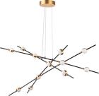 

Подвесная светодиодная люстра Lightstar Bergamo 745247, Золото/белый
