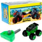 

Набор игровой Hot Wheels Мини-грузовики Monster Trucks с лаунчером (GРВ72), Зеленый/черный
