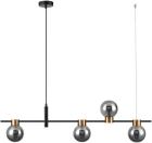 

Подвесной светильник Vele Luce Ideale VL5872P24, Черный/дымчатый