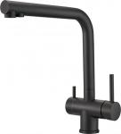 

Смеситель для кухни под фильтр с краном для питьевой воды Milacio Ultra (MCU.558.TB), Total Black, Черный