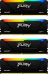 

Оперативная память Kingston DDR4 64GB (4x16GB) 3200MHz FURY Beast RGB (KF432C16BB2AK4/64), Черный