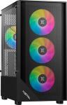 

Компьютерный корпус Xastra A401M 4FRGB Black (A401M-4FC12F-BK), Черный