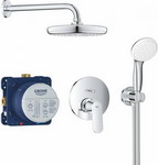 фото Душевая система grohe eurosmart cosmopolitan 25219001 хром