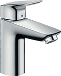 фото Смеситель для раковины hansgrohe logis 93 мм гладкий 71 101 000