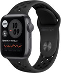 фото Умные часы apple watch nike se 40mm sg aluminum case with anthracite/black nike band (myyf2ru/a)