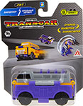 Машинка  1 Toy Transcar Double: Даблдэккер – Школьный автобус, 8 см, блистер