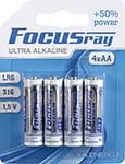 Батарейки FOCUSray ULTRA ALKALINE LR06/BL4 4/48/288