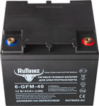 Тяговый гелевый аккумулятор Rutrike 6-GFM-40 (12V43A/H C20)