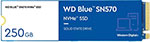 Накопитель SSD Western Digital M.2 Blue 250 Гб PCIe (WDS250G3B0C) внешний ssd samsung 1tb t7 pcie usb3 2 type c indigo blue mu pc1t0h ww