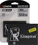 Накопитель SSD Kingston mSATA SKC600 512 Гб SATA III SKC600MS/512G ssd накопитель kingston sata iii 256gb skc600 256g kc600 2 5