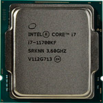 Центральный процессор Intel Настольные Core i7 i7-11700KF 3600 МГц Cores 8 16Мб Socket LGA1200 125 Вт BOX BX8070811700KFSRKNN