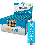

Батарейка алкалиновая Космос LR6, 96шт.