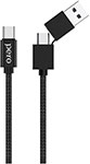 фото Дата-кабель pero dc-07 universal 2 in 1 usb-a + pd to type-c 1m black