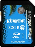 

Карта памяти Kingston SDHC 32 Gb Class 10 SDA 10/32 GB UHS-I 60/35