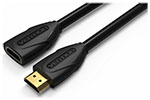 фото Кабель vention hdmi high speed v1.4 with ethernet 19 f/19 m - 5м black edition vaa-b 06-b 500