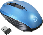 

Мышь Oklick 475MW черный/синий оптическая (1200dpi) беспроводная USB (2but)