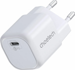 Сетевое зарядное устройство Choetech GAN 30Вт (USB-С) PD Travel, цвет белый (PD5007)