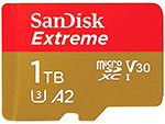 Карта памяти Sandisk microSD, Extreme, 1.0 TB, (SDSQXAV-1T00-GN6MN) карта памяти sandisk microsd extreme 128gb sdsqxaa 128g gn6mn