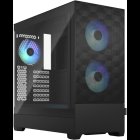 Компьютерный корпус Fractal Design PoP Air RGB Black TG черный без БП ATX 3x120mm 2xUSB3.0 audio bott PSU