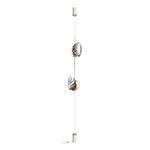 Торшер Odeon Light MODERN, серебристый, белый, стекло (4865/2FC)