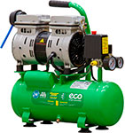 Компрессор Eco AE-10-OF1, 120 л/мин, 8 атм, коаксиальный безмасляный ресивер, 10 л, 220 В, 07 кВт коаксиальный дымоход смирнов