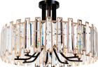 

Люстра на штанге Arte Lamp A1028PL-8BK черный, Черный/золотой