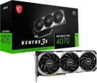 

Видеокарта MSI GeForce RTX 4070 VENTUS 3X E1 12G OC, Черный/серый