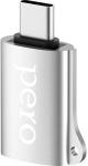 

Адаптер Pero AD02, OTG, TYPE-C TO USB 2.0, серебристый (PRAD02TUSR)