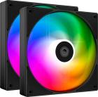 Вентилятор для корпуса ID-Cooling 2x140 mm PWM ARGB (AS-140-ARGB-K DUET)