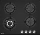 

Газовая варочная панель Simfer H60N41S525, черное стекло, Черный
